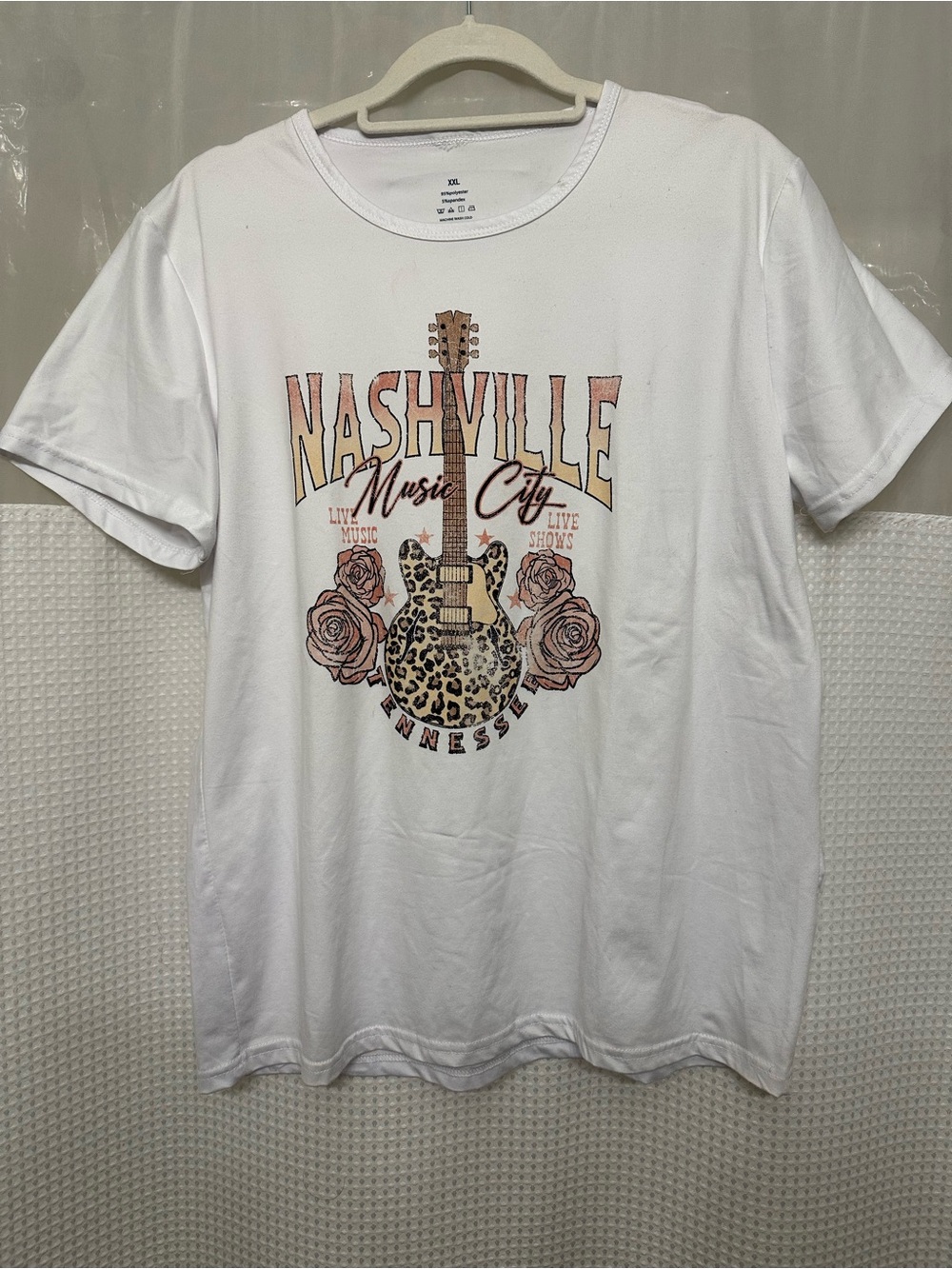 Nashville Music City Graphic Tee - White